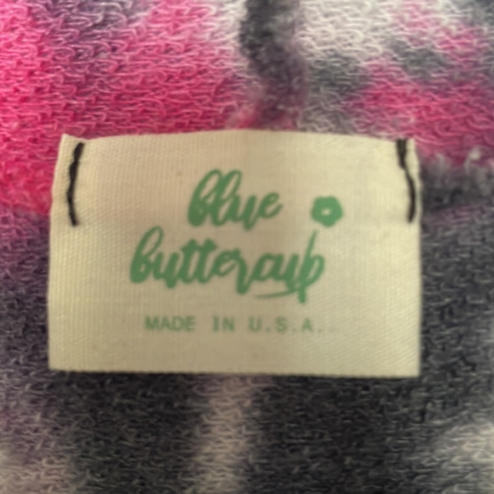 Oversized TieDye Zip Hoodie - Picture 3 of 6